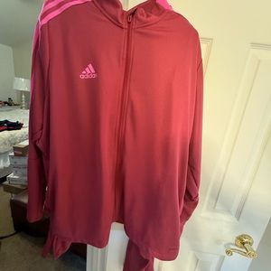 Adidas sweat suit. jacket and matching pants ! Size 4X! I lost 90 pounds